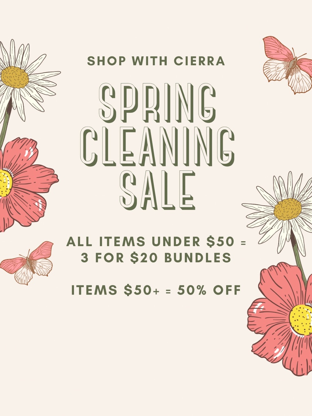 Spring Cleaning Sale!